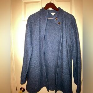 Pure Jill mixed wool blend coat SM